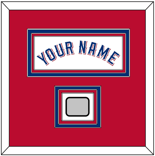 Texas Name & World Series Jersey Patch - Home White (2020-2023) - Premier Tier 3