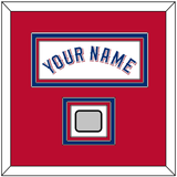 Texas Name & World Series Jersey Patch - Home White (2020-2023) - Triple Mat 3