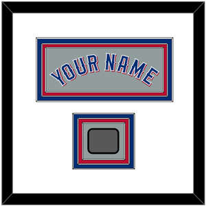 Texas Name & World Series Champions Patch - Road Gray (2020-2023) - Triple Mat 1