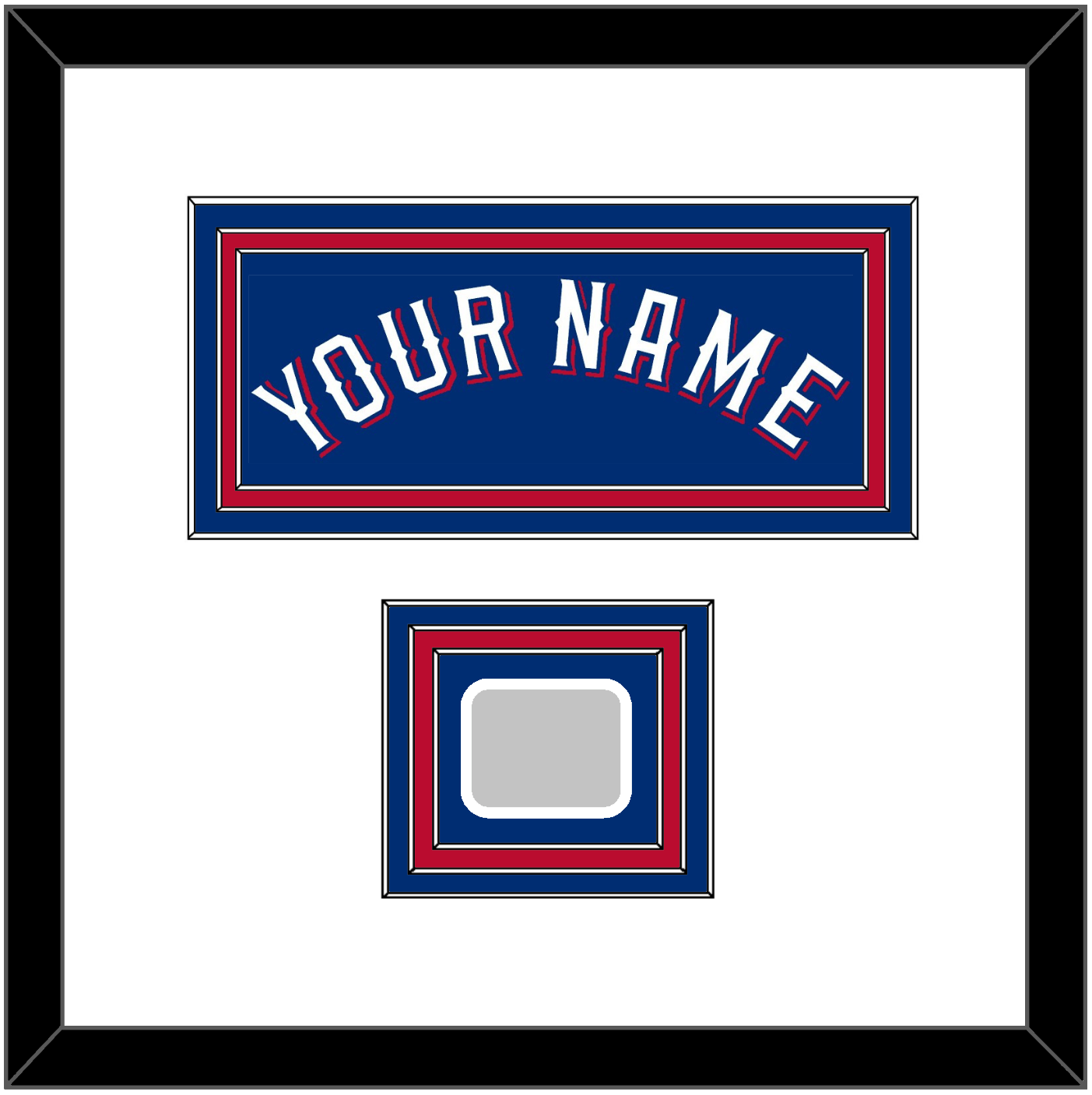 Texas Name & World Series Jersey Patch - Alternate Blue (2020 Through 2023) - Premier Tier 1