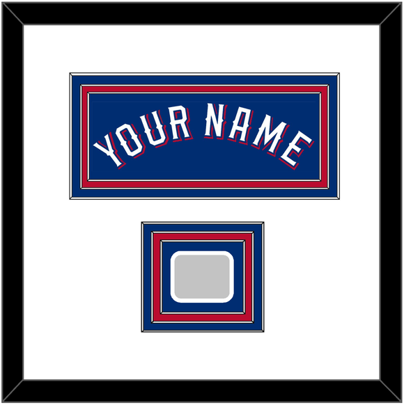 Texas Name & World Series Jersey Patch - Alternate Blue (2020 Through 2023) - Triple Mat 1