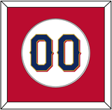 Texas Number - Home White - Single Mat 2