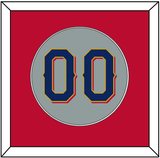 Texas Number - Road Gray - Single Mat 3