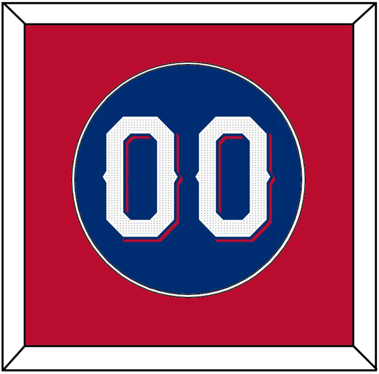 Texas Number - Alternate Blue - Essential Tier 2