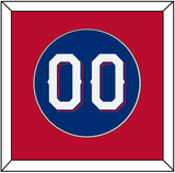 Texas Number - Alternate Blue - Single Mat 2