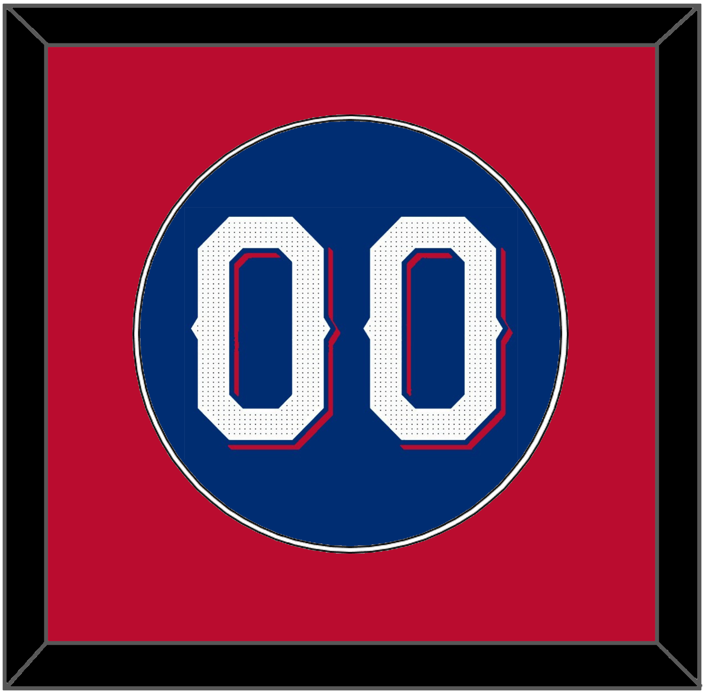 Texas Number - Alternate Blue - Essential Tier 2