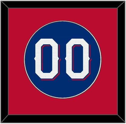 Texas Number - Alternate Blue - Essential Tier 2