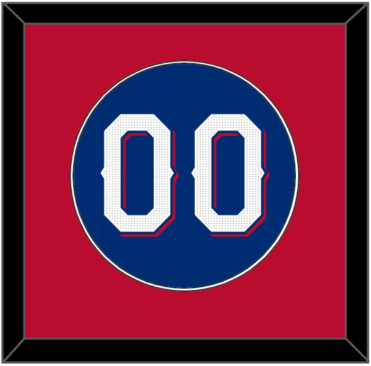 Texas Number - Alternate Blue - Essential Tier 2