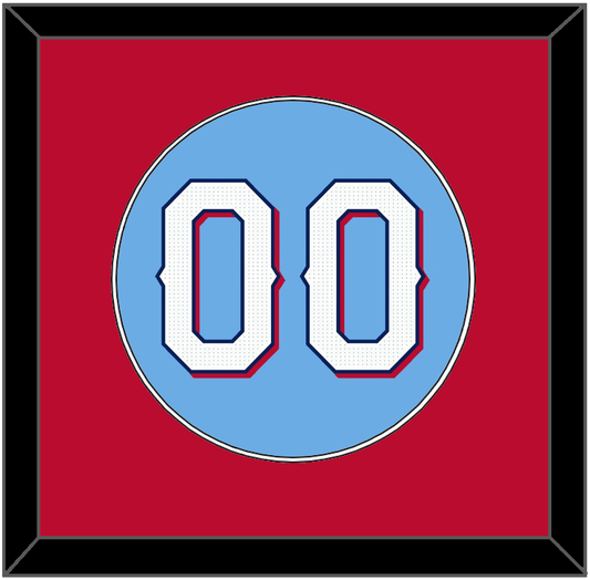 Texas Number - Alternate Powder Blue - Essential Tier 3