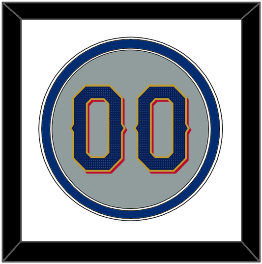 Texas Number - Road Gray - Signature Tier 1
