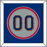 Texas Number - Road Gray - Double Mat 3