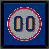 Texas Number - Road Gray - Double Mat 3