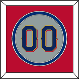 Texas Number - Road Gray - Double Mat 4