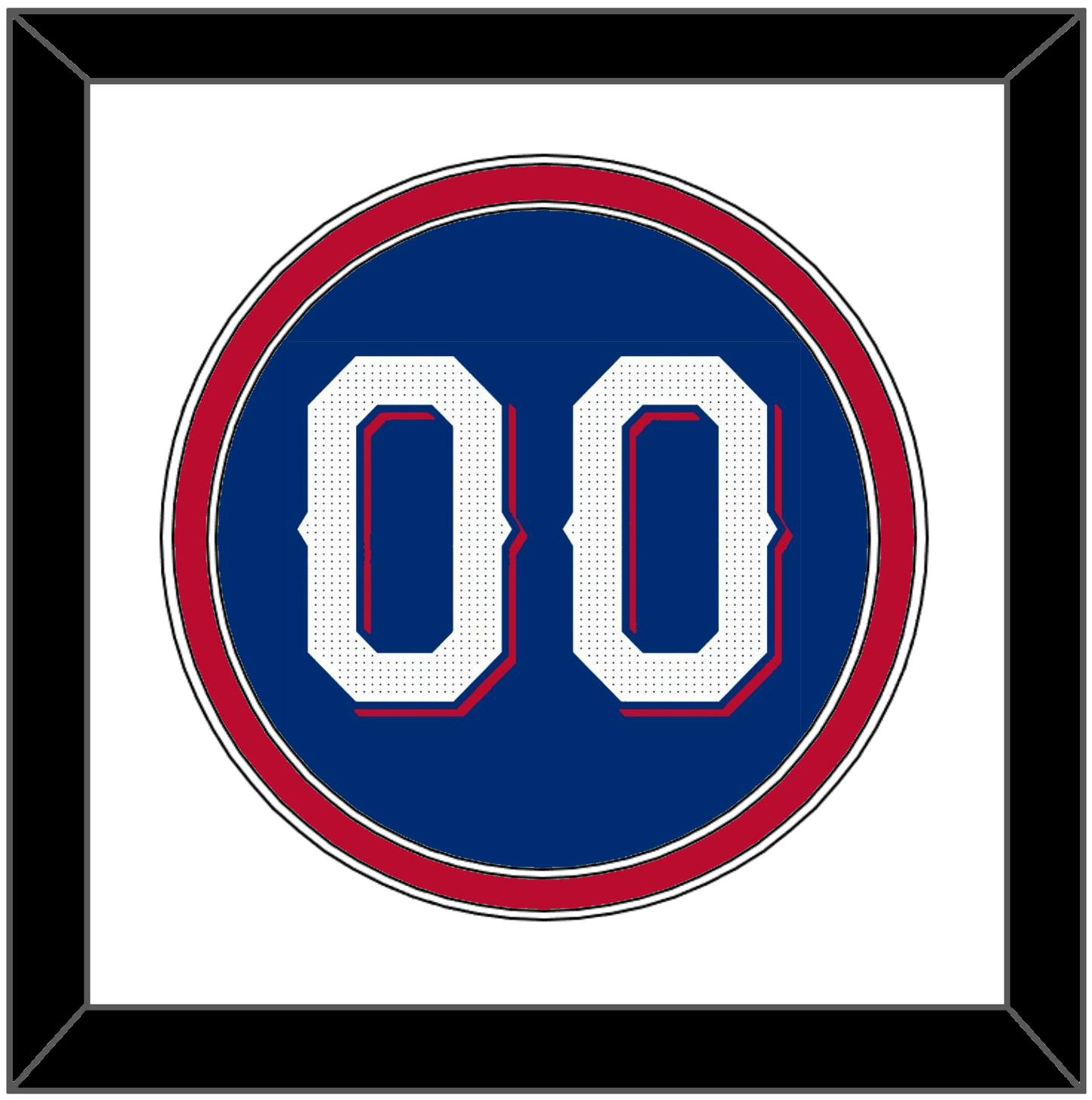 Texas Number - Alternate Blue - Signature Tier 1