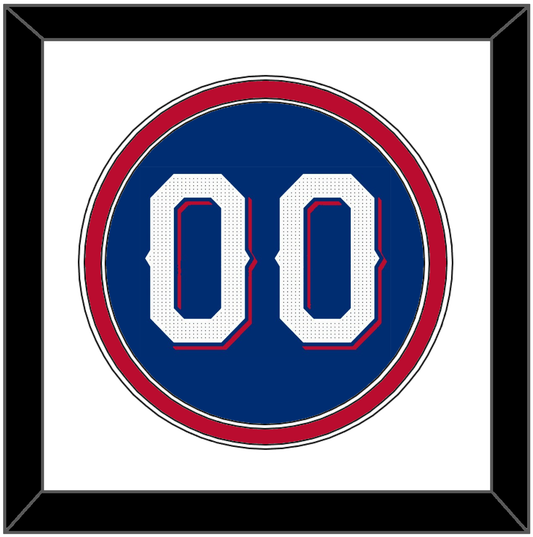 Texas Number - Alternate Blue - Signature Tier 1