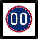 Texas Number - Alternate Blue - Double Mat 1