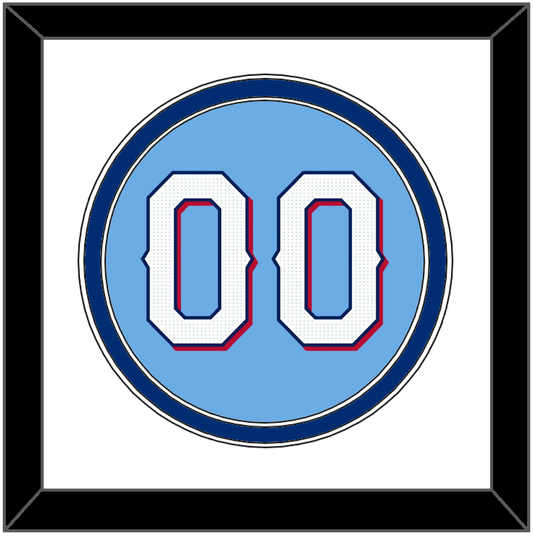 Texas Number - Alternate Powder Blue - Signature Tier 1
