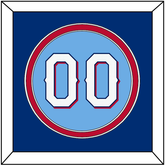 Texas Number - Alternate Powder Blue - Signature Tier 3