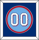 Texas Number - Alternate Powder Blue - Double Mat 3