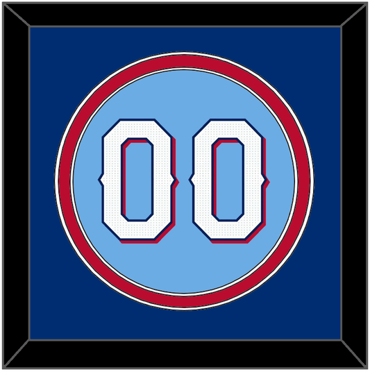 Texas Number - Alternate Powder Blue - Signature Tier 3