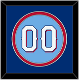 Texas Number - Alternate Powder Blue - Double Mat 3