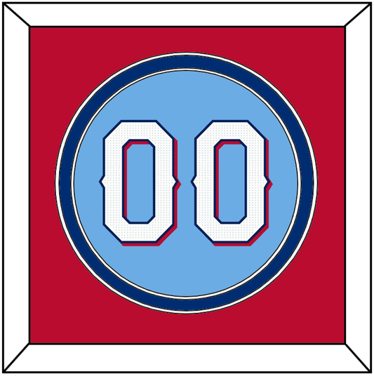 Texas Number - Alternate Powder Blue - Signature Tier 4