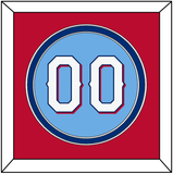 Texas Number - Alternate Powder Blue - Double Mat 4