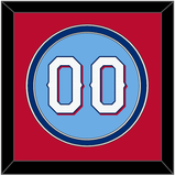 Texas Number - Alternate Powder Blue - Double Mat 4