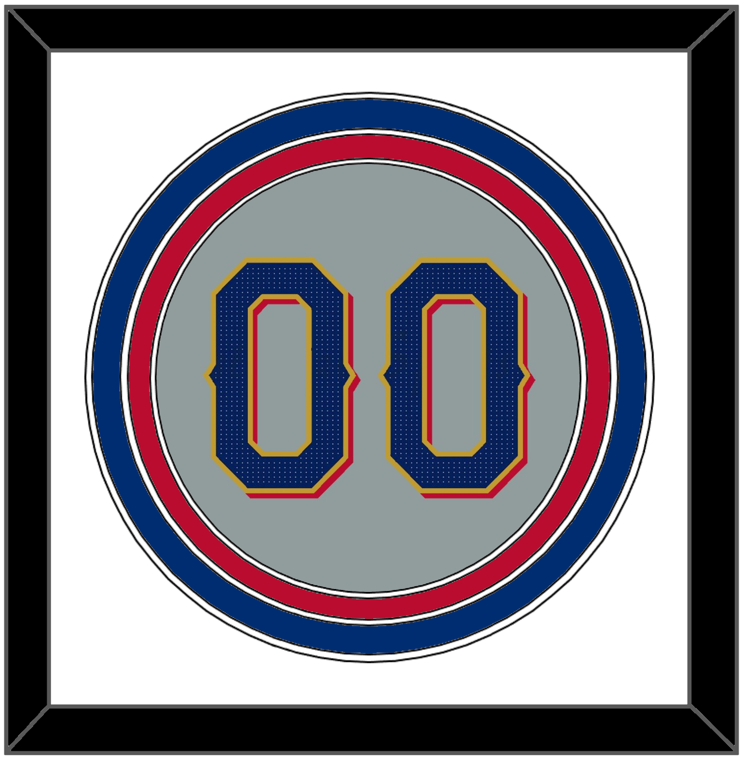 Texas Number - Road Gray - Premier Tier 1