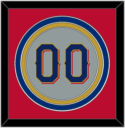 Texas Number - Road Gray - Premier Tier 3