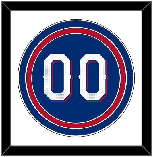 Texas Number - Alternate Blue - Premier Tier 1