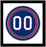 Texas Number - Alternate Blue - Triple Mat 1