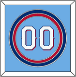 Texas Number - Alternate Powder Blue - Triple Mat 2