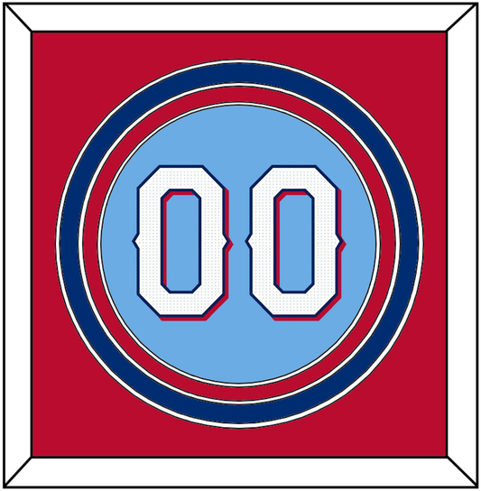 Texas Number - Alternate Powder Blue - Premier Tier 4