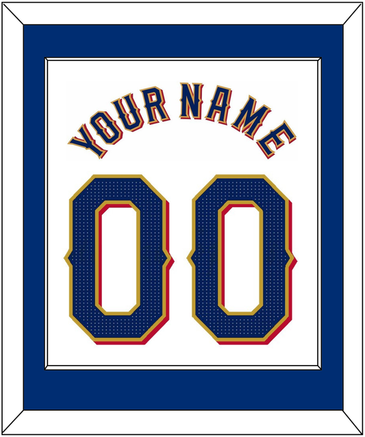 Texas Name & Number - Home White - Essential Tier 1