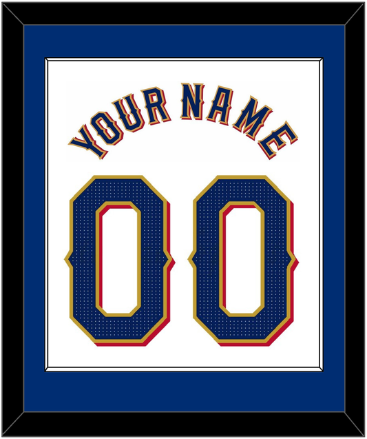 Texas Name & Number - Home White - Essential Tier 1
