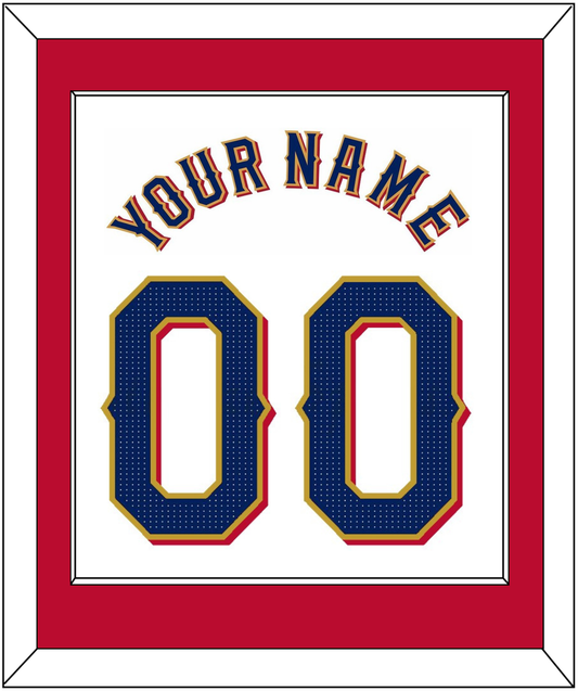 Texas Name & Number - Home White - Essential Tier 2