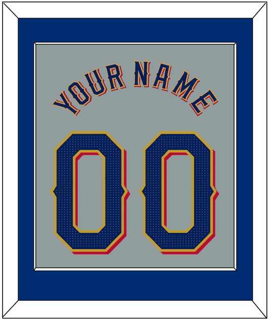 Texas Name & Number - Road Gray - Essential Tier 2
