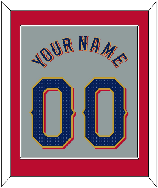 Texas Name & Number - Road Gray - Essential Tier 3