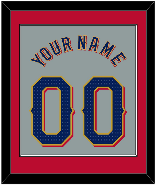 Texas Name & Number - Road Gray - Essential Tier 3