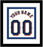 Texas Name & Number - Home White - Double Mat 1
