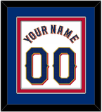 Texas Name & Number - Home White - Double Mat 3