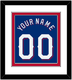 Texas Name & Number - Alternate Blue - Double Mat 1