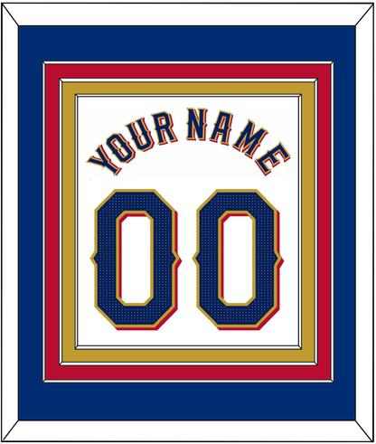 Texas Name & Number - Home White - Premier Tier 2