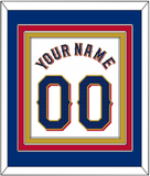 Texas Name & Number - Home White - Triple Mat 2