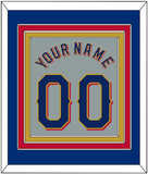 Texas Name & Number - Road Gray - Triple Mat 2
