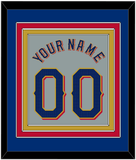 Texas Name & Number - Road Gray - Triple Mat 2