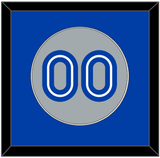 Toronto Number - Road Gray (1989-1996) - Single Mat 2