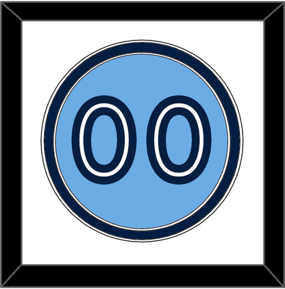 Toronto Number - Alternate Light Blue - Signature Tier 1