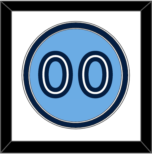 Toronto Number - Alternate Light Blue - Signature Tier 1